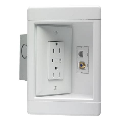 junction boxes for wall monted tv|Legrand .